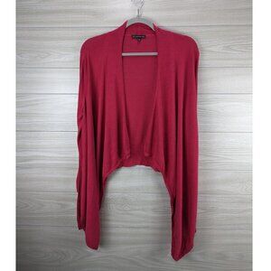 Adrianna Papell Viscose Open Cardigan Sweater